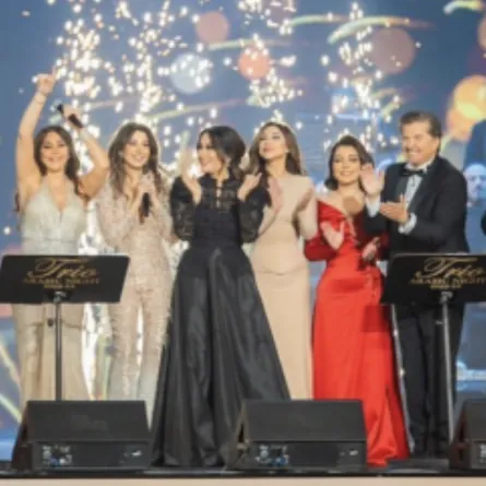 الفنانين والفنانات المشاركين في تريو نايت -الصورة من انستغرام روتانا لايف