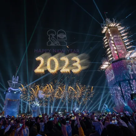 مهرجان الشيخ زايد يحجز 4 مقاعد قياسية في موسوعة غينيس بداية 2023 - الصورة من وام