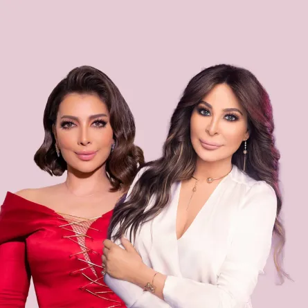 بعد سنوات من الخلاف.. صلح أصالة وإليسا في حفل تريو نايت