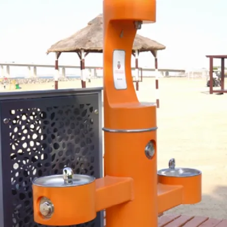 بلدية أبوظبي تدعو إلى الالتزام بالشروط المتعلقة ببرادات الشرب العامة. الصورة من بلدية أبوظبي