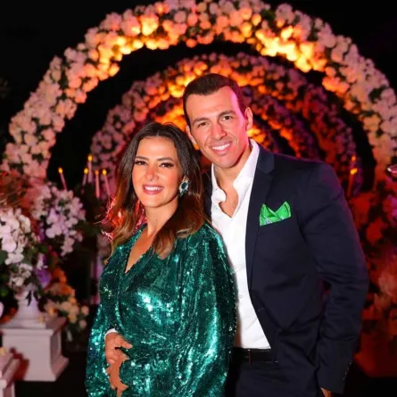 دنيا سمير غانم ورامي رضوان - الصورة من حساب رامي على إنستغرام