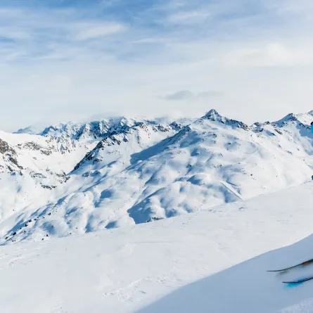 الحصول على معدات التزلج في السفر