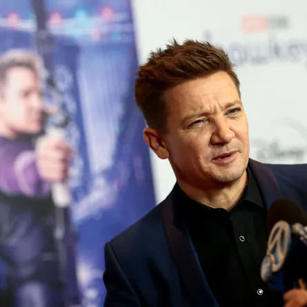  Jeremy Renner at AMC Lincoln Square Theater on November 22, 2021 in New York City.  Dimitrios Kambouris / GETTY IMAGES NORTH AMERICA / Getty Images via AFP