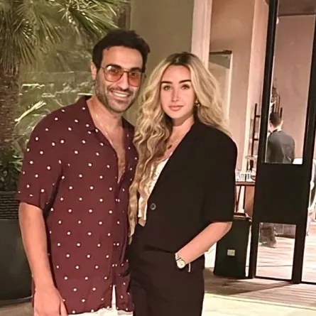 أحمد فهمي وهنا الزاهد -  صورة من صفحته على انستغرام