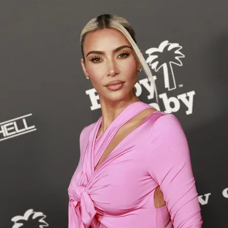 Kim Kardashian arrives for the 2022 Baby2Baby Gala honoring Kim Kardashian, at Pacific Design Center in West Hollywood, California, on November 12, 2022. Michael Tran / AFP