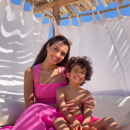 كارمن سليمان وابنها زين - الصورة من حسابها على إنستغرام