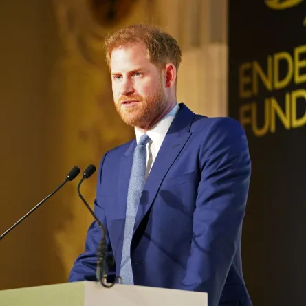 Britain's Prince Harry, Duke of Sussex delivers a speech during the Endeavour Fund Awards at Mansion House in London on March 5, 2020. Paul Edwards / POOL / AFP