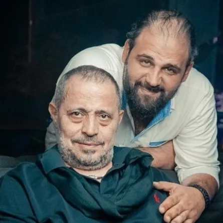 وديع برفقة والده جورج وسوف - صورة من صفحته على انستغرام