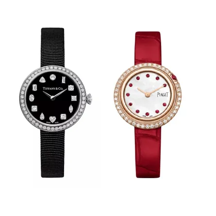 موديلات ساعات باللونين الأسود والأحمر لإطلالة فاخرة في شتاء 2023