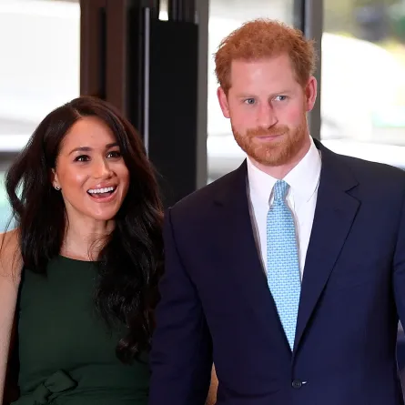 Britain's Prince Harry, Duke of Sussex (R), and his wife Meghan, Duchess of Sussex attend the annual WellChild Awards in London on October 15, 2019. TOBY MELVILLE / POOL / AFP