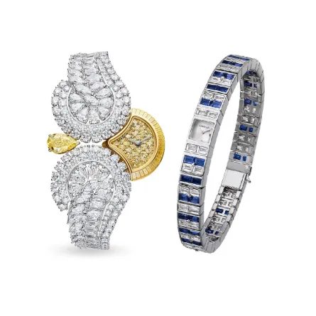 موديلات ساعات على هيئة مجوهرات فخمة