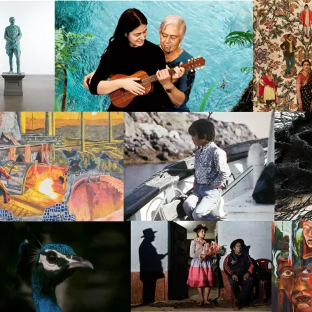 مجموعة من الأعمال الفنية