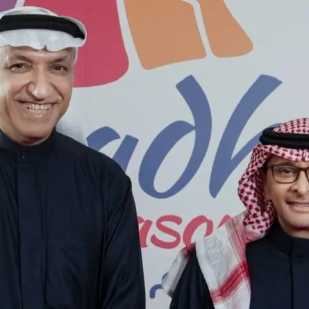 عبدالمجيد عبداللة وسالم الهندي -الصورة من روتانا لايف على توتير