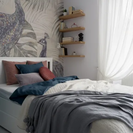 غرفة النوم الصغيرة قد تبدو أكبر، عند الالتزام بمجموعة من نصائح الديكور