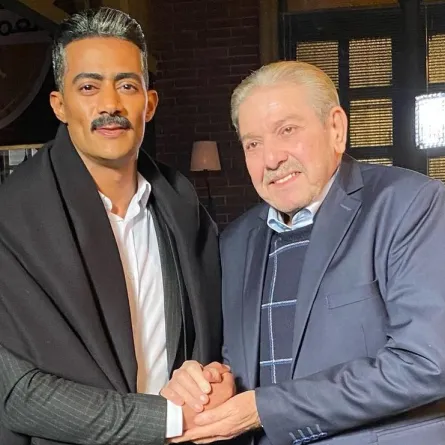 محمد رمضان برفقة الفنان إحسان الترك صورة من صفحة محمد رمضان على انستغرام