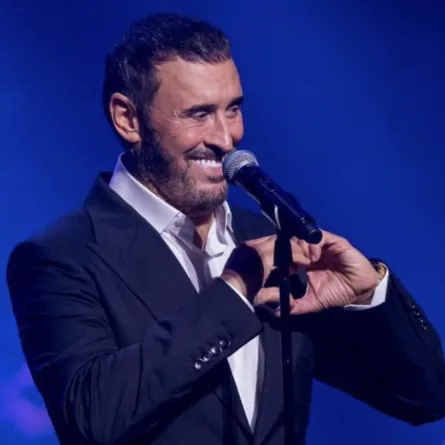 كاظم الساهر- الصورة من حساب بنش مارك على الانستغرام