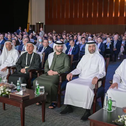 افتتاح مؤتمر الاتحاد العالمي لجمعيات الأنف والأذن والحنجرة والرأس والعنق في دبي. الصورة من مكتب دبي الإعلامي