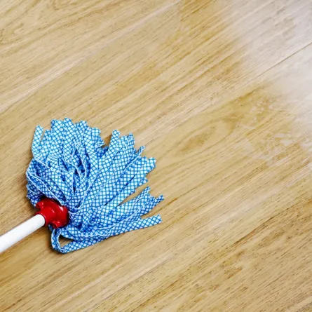 العناية بالأرضية الخشبية