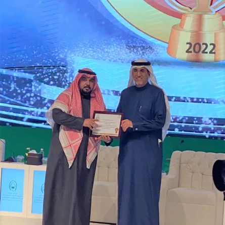 جانب من التكريم .