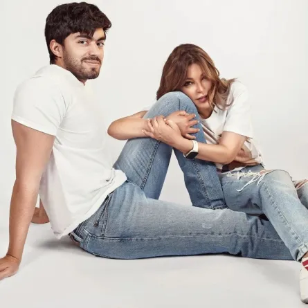 سميرة سعيد وابنها شادي  - صورة خاصة بسيدتي 