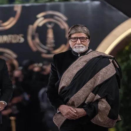  أميتاب باتشان يحصد جائزة صناع الترفيه الفخرية في حفل Joy Awards 2023- الصورة من المركز الإعلامي لموسم الرياض