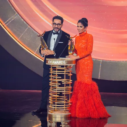 منى زكي وأحمد حلمي