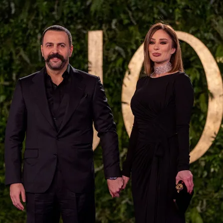 لقاء خاص مع تيم حسن ووفاء الكيلاني من حفل Joy Awards