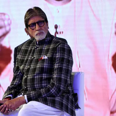 Indian Bollywood actor Amitabh Bachchan takes part in a launch event for the water conservation effort "Mission Paani" in Mumbai on August 27, 2019. Sujit Jaiswal / AFP