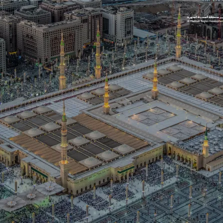 بدء صرف تعويضات العقارات المعترضة للطريق الدائري الأول في المدينة. الصورة من هيئة تطوير المدينة المنورة