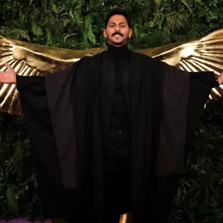 محمد الشهري في مهرجان جوي - الصورة من حسابه على الانستجرام 