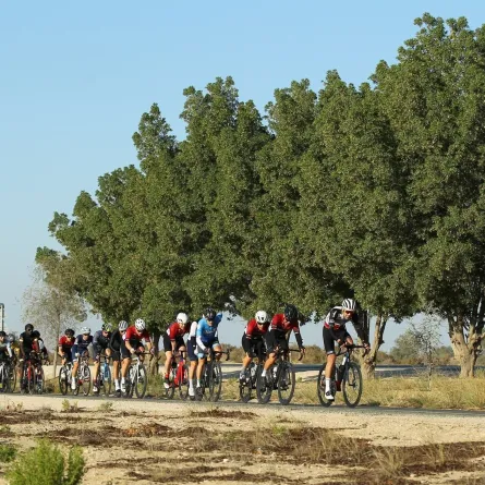 أكثر من 2000 مشارك في تحدي سبينس دبي 92 للدراجات الهوائية . الصورة من مكتب دبي الإعلامي