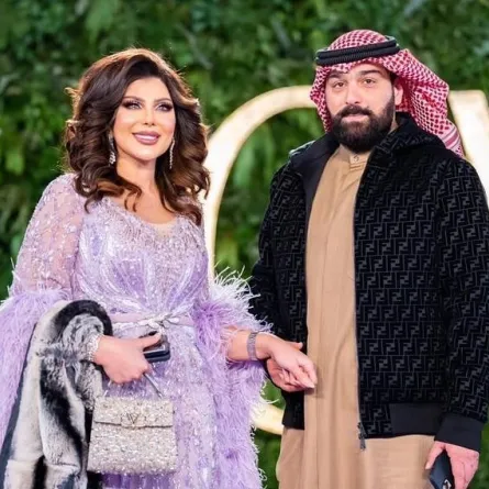 إلهام الفضالة وشهاب جوهر - صورة من صفحتها الرسمية على " انستغرام" 