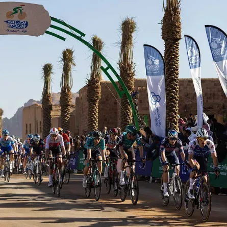 انطلاق طواف السعودية 2023 غداً في العلا بمشاركة 112 دراجا - الصورة من موقع استكشف العلا