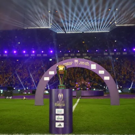 نهائي كأس السوبر السعودي - الصورة من حساب الكأس الرسمي على تويتر