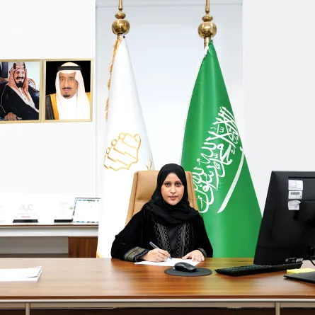 ميمونة آل خليل أمينا عاما لمجلس شؤون الأسرة. الصورة من الموقع الإلكتروني الرسمي لشؤون الأسرة