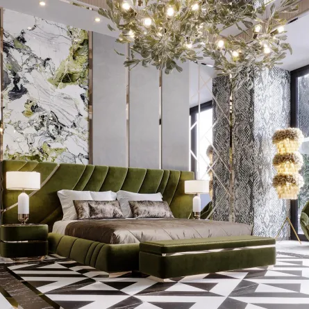 غرفة النوم الزوجية ركن منزلي حميم يسترخي فيه مالكا المنزل بعد عناء اليوم