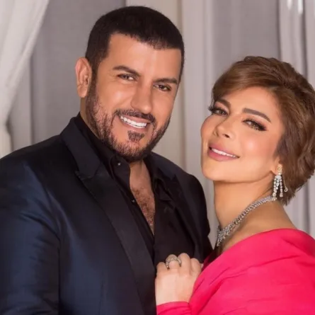 أصالة وزوجها فائق حسن- الصورة من حساب أصالة على إنستغرام