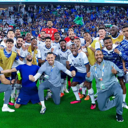 موعد مباراة الهلال وأوراوا في نهائي دوري أبطال آسيا - الصورة من حساب القوة الزرقاء على تويتر