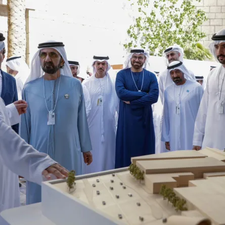 تصميم محطات التاكسي الجوي الجديدة في دبي - الصورة من حساب الشيخ محمد بن راشد على تويتر