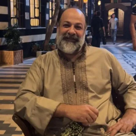 الفنان شادي زيدان - الصورة من حساب شكران مرتجى على فيسبوك