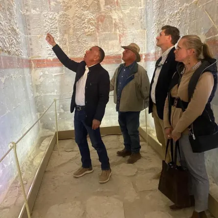 مصر تفتتح مقبرة عرفت في منتصف القرن الـ19 بالأقصر - الصورة من حساب السياحة والآثار المصرية على الفيسبوك