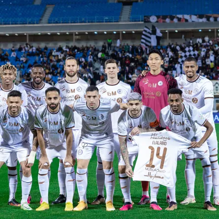 فريق الشباب- الصورة من حساب الشباب على تويتر 