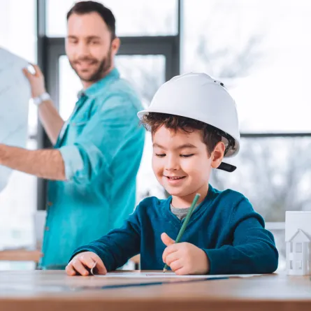 صورة لطفل ناجح