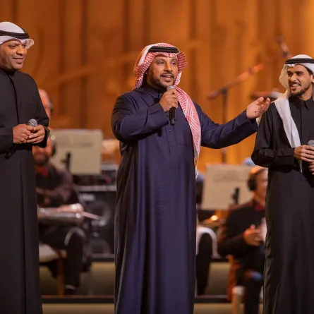 الميدلي الرجالي في ليلة صوت الارض - الصورة من الهيئة العامة للترفيه