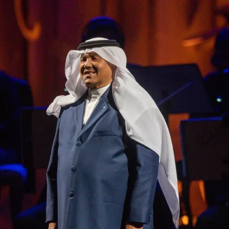 محمد عبده - صورة من المركز الإعلامي من الهيئة العامة للترفيه 