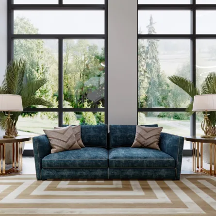 زوجان متماثلان من مصابيح الطاولة