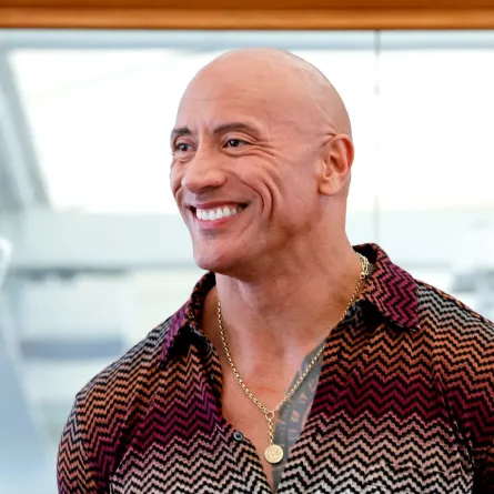 Dwayne Johnson attends the Warner Bros. "Black Adam" Photo Call at SLS Hotel, a Luxury Collection Hotel, Beverly Hills on October 06, 2022 in Los Angeles, California. Frazer Harrison/Getty Images/AFP