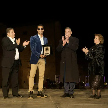 محمد رمضان من حفل افتتاح المهرجان - الصورة من المركز الإعلامي لمهرجان الأقصر للسينما الإفريقية