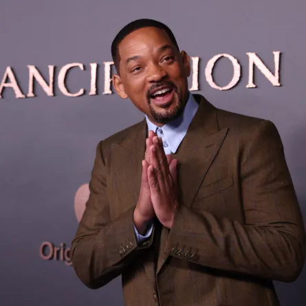 US actor Will Smith poses upon arrival for the European premiere of "Emancipation" at the Vue West End in London on December 2, 2022. ISABEL INFANTES / AFP