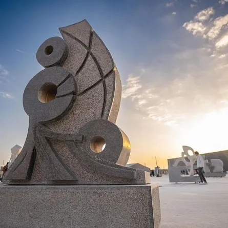 يضم "طويق للنحت 2023" لجنة مستقلة من الخبراء والمختصين. الصورة من "واس"